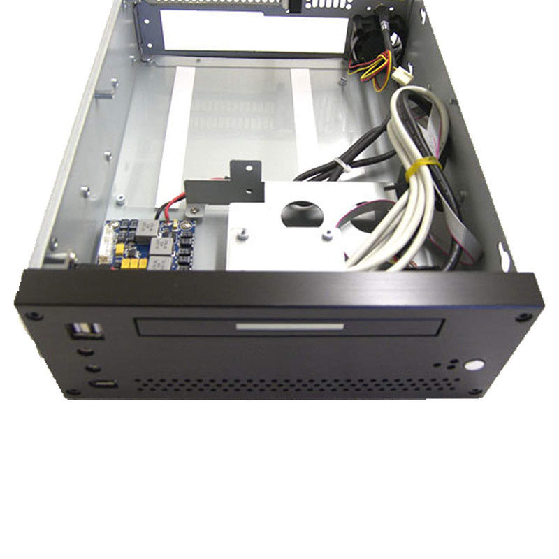 6u Rackmount Server Şasi Tasarımı Siyah Endüstriyel Elektronik 19 Inch 3u Bilgisayar Küresi Pc