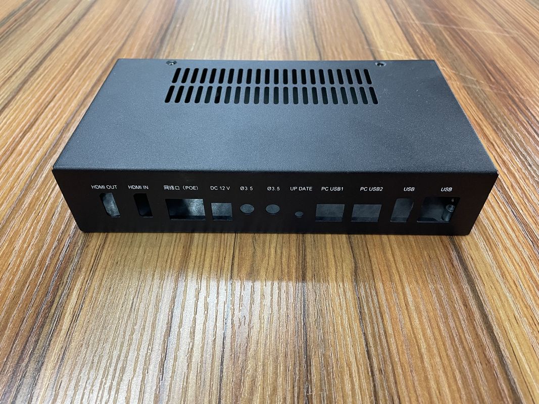 Kısa 3U Rackmount IPC Şasi Temelli Demir Alüminyum 4 U 3u Rackmount Case