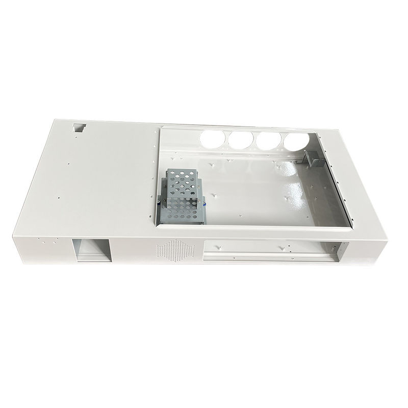 Yaprak Metal İşleme Özel CNC Eğimli Damgalama Şasi Kabineti Kablo Yaprak Metal Parçaları Şasi