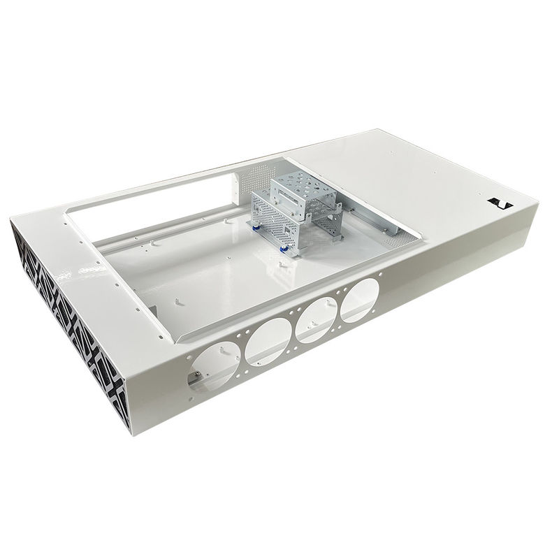 Yaprak Metal İşleme Özel CNC Eğimli Damgalama Şasi Kabineti Kablo Yaprak Metal Parçaları Şasi