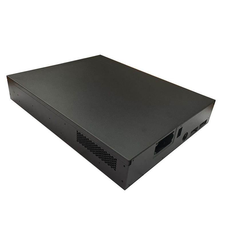 Server ve depolama için kilitli benzersiz tasarım 2u Kontrol Endüstriyel Rackmount Şasi