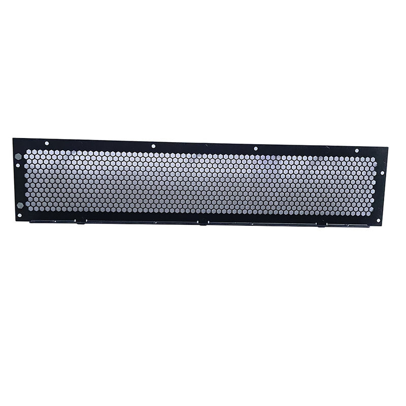 Çelik Alüminyum Yaprak Metal Üretim Tasarımı 1U 2U 3U 4U 19 Inch Rack Vented Blanking Panel Metal Case Box